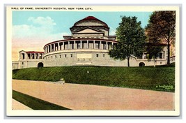 Hall Of Fame Building University Heights New York City NY UNP WB Postcard R27 - £1.53 GBP