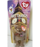 Ty Britannia the Bear  McDonalds Beanie Babies 1999 Rare Tag Error Oakbr... - $112.45 CAD