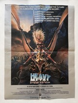 HEAVY METAL Advanced Movie Poster 1981 Animated Sci-fi O’Bannon Corben Wrightson - £11.90 GBP