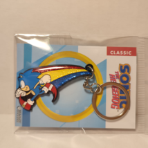 Sonic The Hedgehog Rainbow Trail Metal Keychain Official Sega Product - $14.97