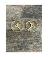 NEW MICHAEL JORDAN JUMPMAN JUMP MAN‎ GOLD - PLATED HOOP CLASP EARRING DA... - €16,86 EUR