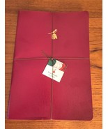 NWT! Set 3 BIEFFE Italy Lined Handmade Notebooks RED Journal RED EDGES 5... - $15.79