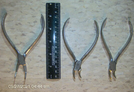 3 Vintage Used Gingivectomy Dental Tools tool CLEV-DENT Pull 111 115 211 (#20) - £153.17 GBP