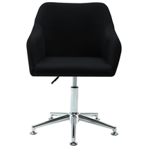 Swivel Office Chair Black Fabric - $127.70