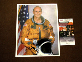 Ken Mattingly Apollo 16 Astronaut Signed Auto Vintage Nasa Litho Color Photo Jsa - £389.37 GBP