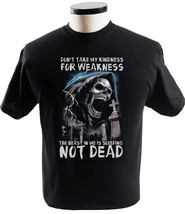 Skull Halloween Costume Dont Take My Kindness For Weakness Shirt - £13.54 GBP+