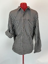 The North Face Shirt Men Medium Button Up Outdoor Pocket Roll Tab Sleeve... - $18.69