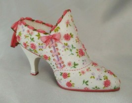 WILLOW HALL Miniature High Heeled FLORAL FANTASY c. 1908 Collectible Sho... - $14.60