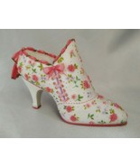 WILLOW HALL Miniature High Heeled FLORAL FANTASY c. 1908 Collectible Sho... - £11.41 GBP