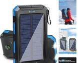 36800mAh Solar Phone Charger with Fast Charging &amp; Emergency Flashlight - $49.45