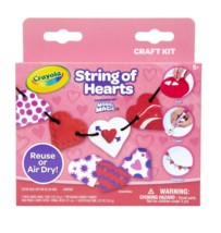 NEW Crayola Model Magic String of Hearts Craft Kit complete DIY garland - £3.92 GBP