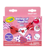 NEW Crayola Model Magic String of Hearts Craft Kit complete DIY garland - £3.96 GBP