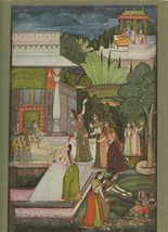 Estrangement of Radha Rajasthani Mid 18th Century Prince of Wales Museum Print  - £14.04 GBP