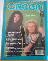 Creem 08 87 Cult Suzanne Vega Julian Cope Concrete Blonde Lou Gramm - £7.78 GBP