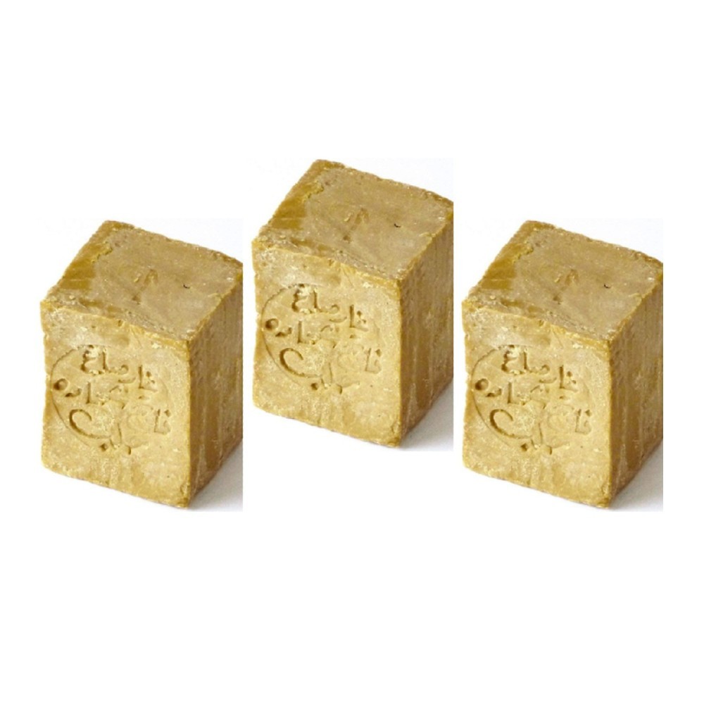 Primary image for Le Savon d' Alep Aleppo Soap Bar Olive & Laurel Oil, 200g / 7.05 Oz. (Pack of 3)