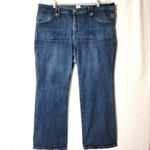 Just My Size Womens Jeans Size 24W Straight Leg Button Down Back Pockets - £12.40 GBP