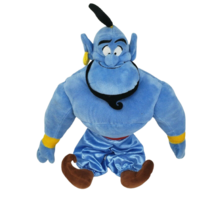 18&quot; Big Disney Store Aladdin Genie Blue Stuffed Animal Plush Toy Cl EAN Soft - £44.07 GBP