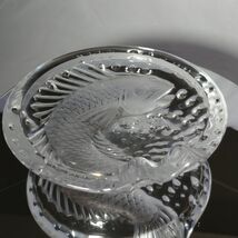Lalique Concarneau KOI FISH 6” Ashtray  Signed Authentic 6" image 2