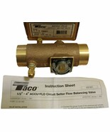 Taco ACUF-150-AC-2 1-1/2&quot; Sweat ACCU-FLO Balancing Valve - $170.66 CAD