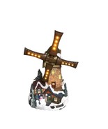 Holiday Time Christmas Village Windmill Light Up 12”. Tall. Works Great - €202,16 EUR