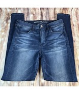 American Eagle HI RISE JEGGING Womens Size 6 Dark Blue Jeans Denim Pants... - £26.08 GBP