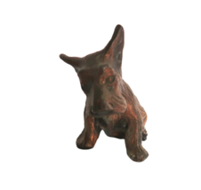 Adorable vintage brass or bronze Scottie terrier dog figurine - £15.97 GBP