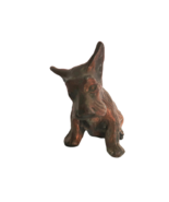 Adorable vintage brass or bronze Scottie terrier dog figurine - $19.99