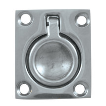 Whitecap Flush Pull Ring - CP/Brass - 1-1/2&quot; x 1-3/4&quot; [S-3360C] - £8.04 GBP