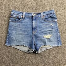 Levi&#39;s Shorts Women&#39;s 29 High Rise Light Wash Denim Stretch Cotton Blend - $292.26 MXN