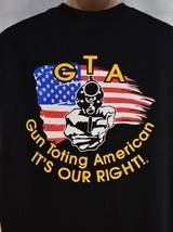 G.T.A. Gun Toting American It&#39;s Our Right T-Shirt Size X-large - $16.78