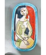 RARE Alvino Bagni Raymor Art Pottery Cigar Ash Tray Woman Lady Portrait ... - €107,55 EUR