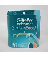 Gilette for Women SENSOR EXCEL 10 Cartridges Sealed VTG - €41,34 EUR