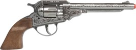 Gohner Cowboy Colt Style Revolver Pistol 8 shot Toy Cap Gun Made in Spain - £22.76 GBP