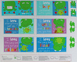 35.5&quot; X 44&quot; Panel I Toadally Love You Toads Soft Book Kids Cotton Fabric... - $14.74