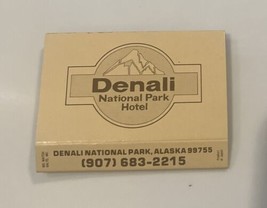 Denali National Park Hotel McKinley Chalet Resort Alaska Matchbook Empty - £6.21 GBP
