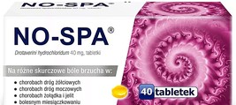 No-Spa 40 mg, 40 tablets Pain, Urinary tract, Digestive system - $24.99