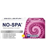 No-Spa 40 mg, 40 tablets Pain, Urinary tract, Digestive system - £19.91 GBP