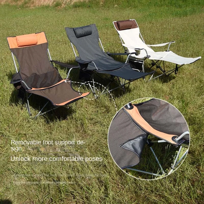 Camping Folding Portable Mesh Chair with Removabel Lounge Chair