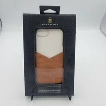 Iphone 6, 6s Case, Milk And Honey, Leather Wrapped Clear Case, Brown Brand New - £7.17 GBP