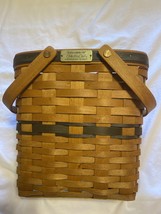 Vintage Longaberger 1997 Collectors Club Membership Basket  Woven  - £23.58 GBP