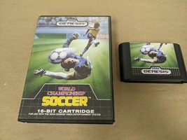 World Championship Soccer Sega Genesis Cartridge and Case - $8.27