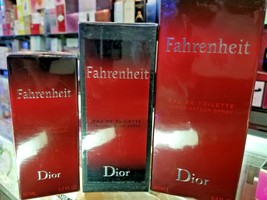 Fahrenheit by Dior 1.7 3.4 6.8oz 50 100 200 ml EDT Toilette Spray Men NEW SEALED - £103.53 GBP+