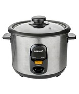 Brentwood 8 Cup Rice Cooker / Non-Stick with Steamer in Silver - $85.85 CAD