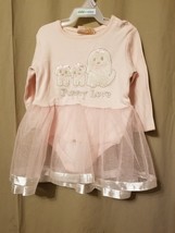 Love Being Me - &quot;Puppy Love&quot; Pink Tulle Dress Size 12M     IR12 - £5.43 GBP