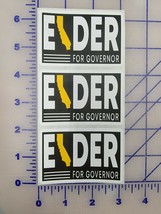 Elect Larry Elder California Governor Election recall  laptop paper Stic... - £2.21 GBP