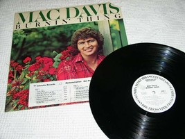 Mac Davis Burnin&#39; Thing Record Album Vinyl Lp Columbia Label Promo - £19.58 GBP