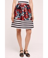 NWT ANTHROPOLOGIE CALLAM PLEATED FLORAL SKIRT by HD in PARIS 6 - £45.25 GBP