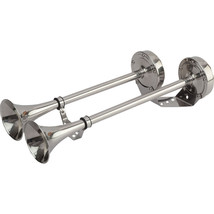 Sea-Dog MaxBlast Stainless Steel Trumpet 12V Horn - Dual - £131.46 GBP