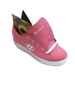 HEELYS Canvas Upper Skate Shoes Youth Size 6 Womens 7.5 HES10437 Pink White - £31.33 GBP