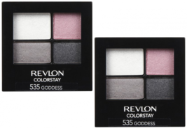 (2-PACK) REVLON Colorstay 16 Hour Eye Shadow Quad, Goddess, 0.16 OZ - $18.99